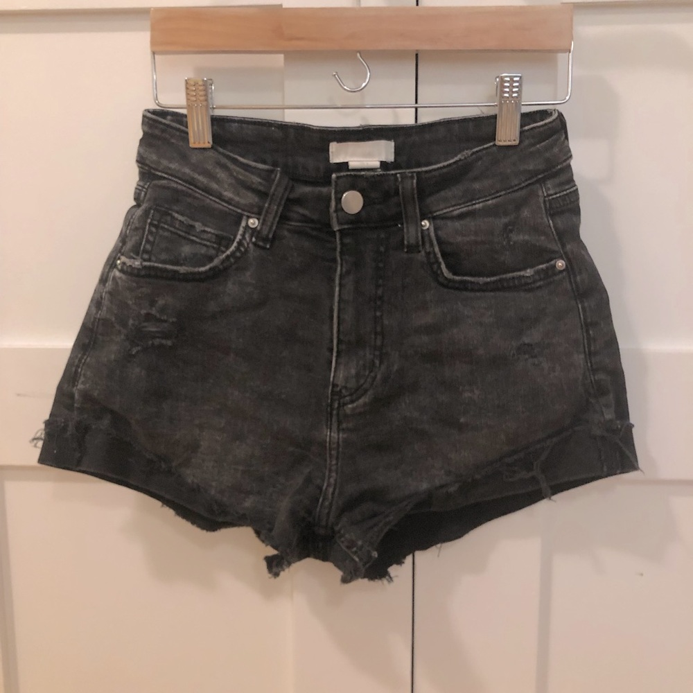 Faded Black H&M cutoff shorts